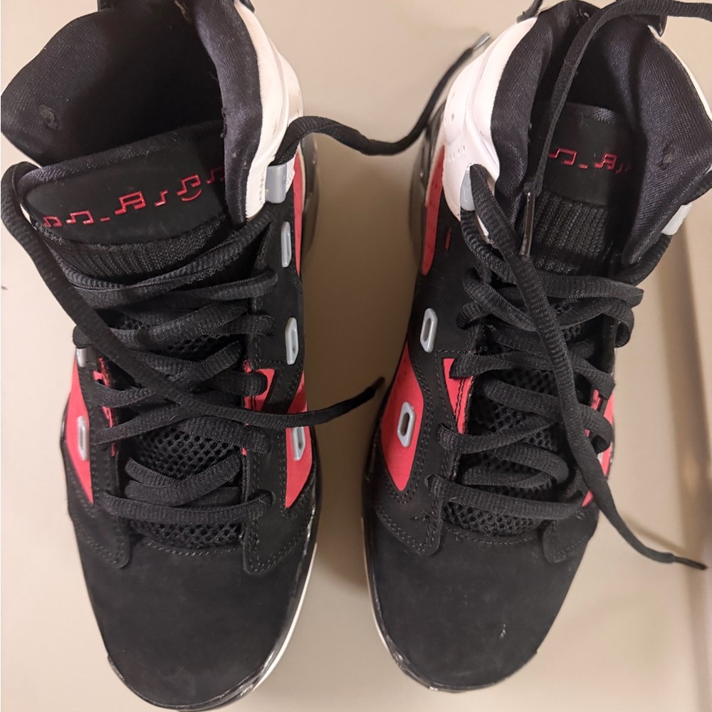 Black and Red Athletic Sneakers